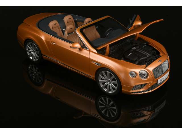 2016 Bentley Continental GT Convertible LHD, sunburst gold