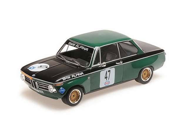 1971 BMW 1602 BMW Alpine Peter Meyer Internationales ADAC Eifelrennen Nurburgring, green/black