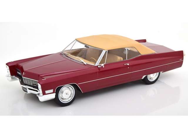 1967 Cadillac DeVille Softtop, bordeaux-red metallic
