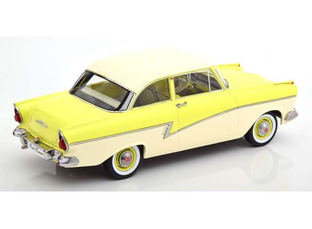 1957 Ford Taunus 17M P2, light yellow/white