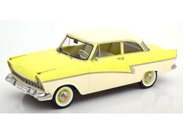 1957 Ford Taunus 17M P2, light yellow/white