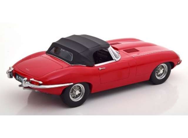 1961 Jaguar E-Type Cabrio Softtop series I Lhd, red