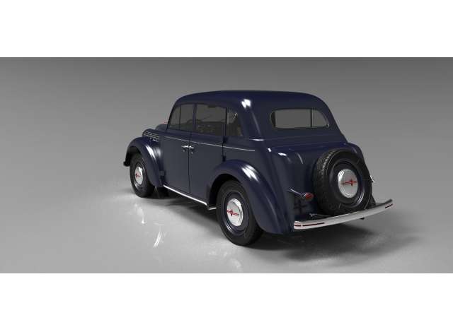 1954 Moskvich 400-420 *Diecast Series*, dark blue