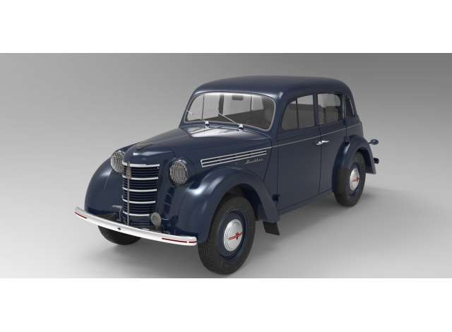 1954 Moskvich 400-420 *Diecast Series*, dark blue