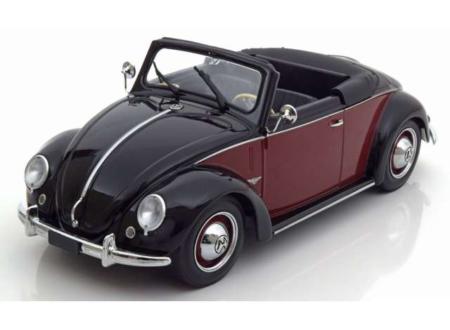 1949 Volkswagen Hebmueller cabrio, black/dark red