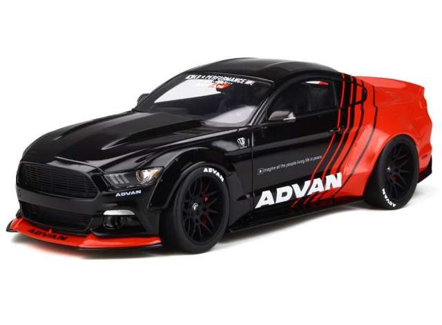 1/18 Ford Mustang by LB Works *Resin Series*, black/red