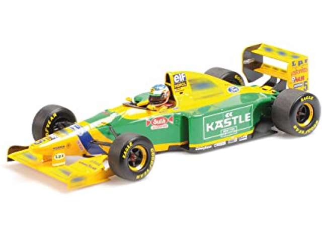 1993 Benetton B193 German GP M. Schumacher, yellow/green