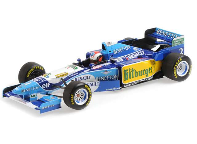 1995 Benetton B195 Winner British GP J. Herbert, blue/white