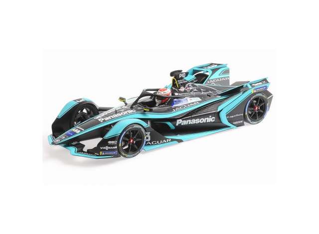 2018 Panasonic Jaguar Racing N. Piquet Formula E Season 5, black/blue
