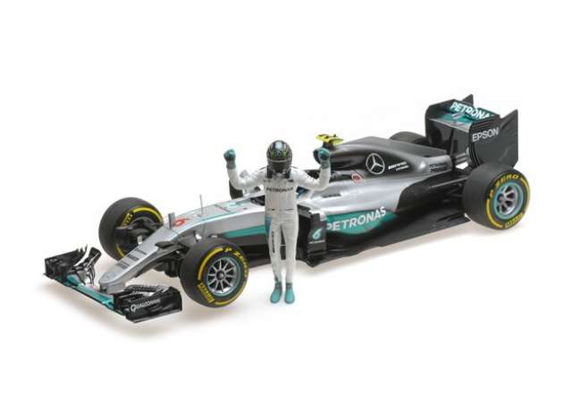 2016 Mercedes AMG Petronas Formula One Team F1 W07 Hybrid Rosberg World Champion 2016, silver