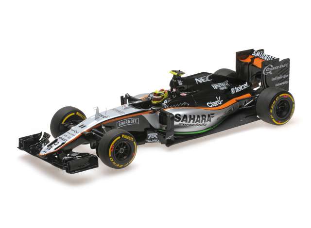 2016 Sahara Force India F1 Team Mercedes VJM09 Sergio Perez *Resin Series*, black/silver