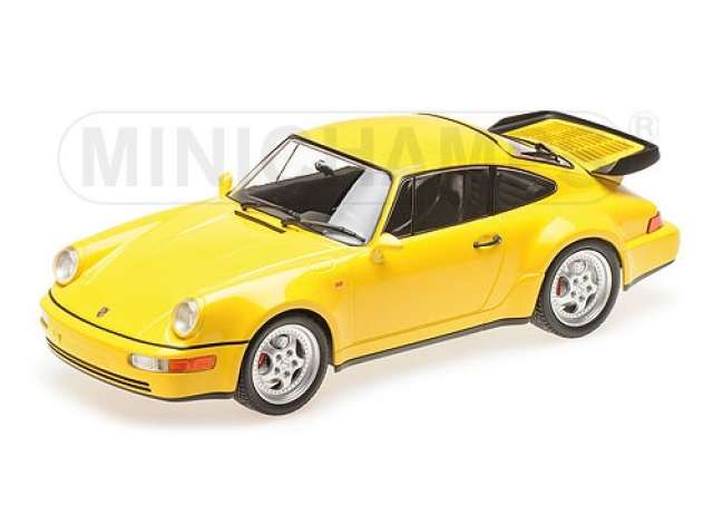 1990 Porsche 911 Turbo (964), yellow