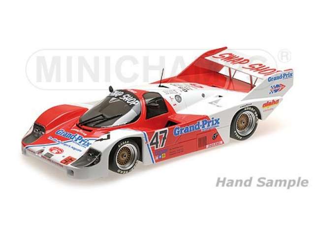 1983 Porsche 956K Preston Henn T-Bird Swap Shop Galica/Sutherland/Henn Brands Hatch 1000km, red/white