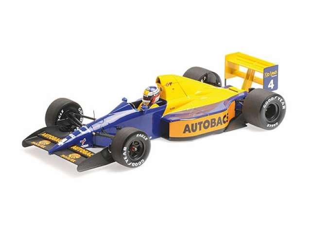 1989 Tyrrel Ford 018 Jean Alesi Japanese GP, blue/yellow