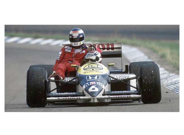 1986 Williams Honda FW11 *Keke Rosberg Riding on Nelson Piquet* German GP *Resin Series*