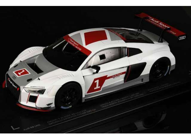 Audi R8 LMS Presentation Car, white/silver