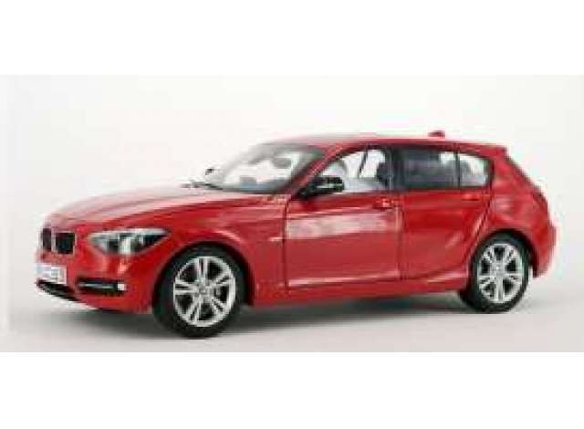 2010 BMW 1 series (F20), red