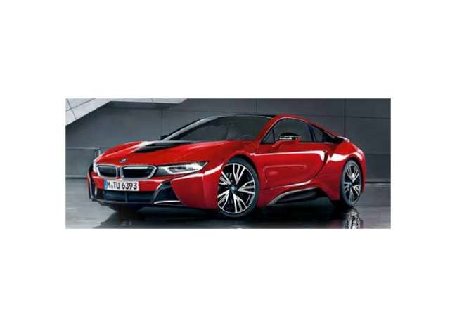 2017 BMW i8, protonic red
