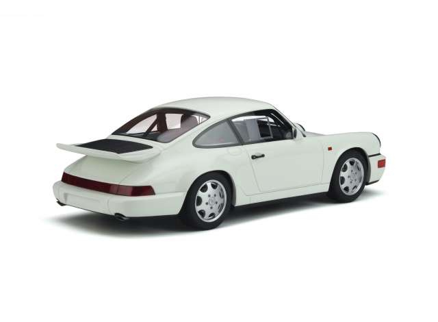 1/18 Diecast 1991 Porsche 911 (964) Carrera 4 Lightweight *Resin Series*, grand prix white