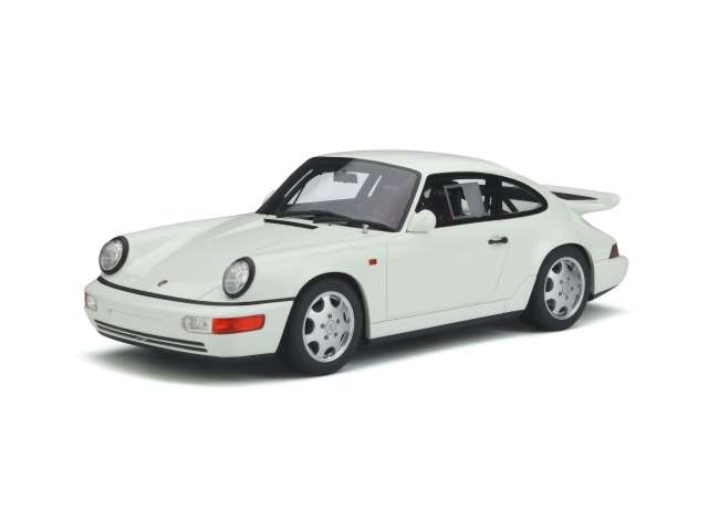 1/18 Diecast 1991 Porsche 911 (964) Carrera 4 Lightweight *Resin Series*, grand prix white