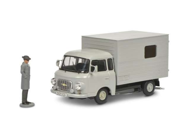 1/43 Barkas B 1000 *Stasi* with Figure, cream/blue