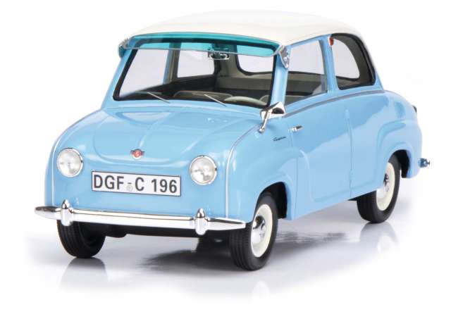 1/18 Goggomobil Limo, blue/white