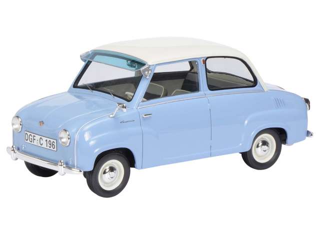 1/18 Goggomobil Limo, blue/white