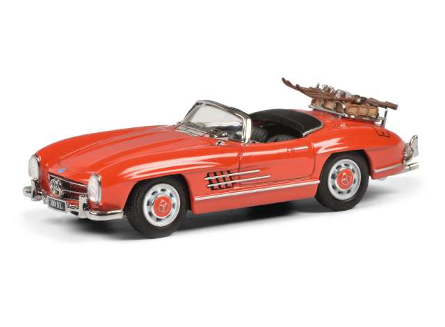 1/43 Mercedes Benz 300SL *Ski Holidays*, red