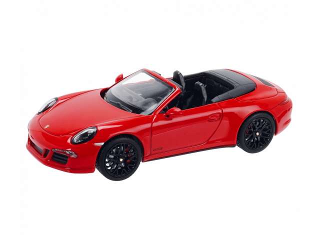 Porsche 911 4 GTS convertible, red