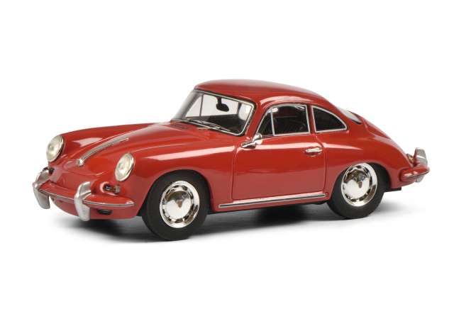 1/43 Porsche 356 SC Coupe, red/black