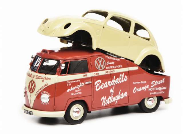1/43 Volkswagen T1a Beardalls of Nottingham, red/cream