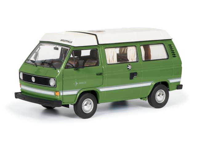 1/18 Volkswagen T3a Westfalia Joker with Folding Roof, green